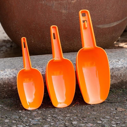 Set of 4 Plastic Ice Scoops, Kitchen Multipurpose Food Scoops for Canisters, Freezer, Flour, Dry Foods, Coffee Beans, Pop Corn, Pet Food (Mix 4 (Set of 4), 150ml, BPA-Free, Dishwasher Safe)