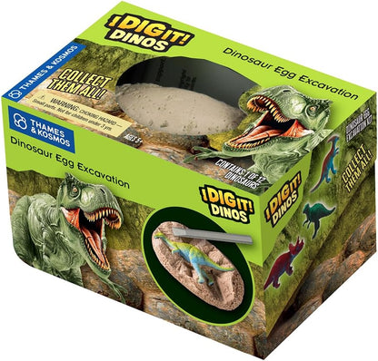 Thames & Kosmos I Dig It! Dinosaur Egg Excavation Gift Set | 18 Dig-Out Kits in Individual Gift Boxes, Great for Party Favors, Stocking Stuffers, Easter Baskets, Ages 5+