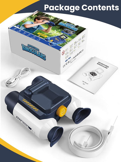 Acoath Binoculars for Kids with Night Vision Camera, Kids Telescope, 10X Optical Zoom, Magic Adventures Telescope Toys Gifts for Age 3, 4, 5, 6, 7, 8, 9, 10+ Years Old Boys Girls