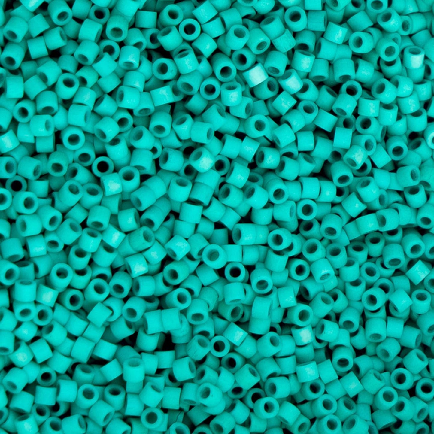 John Bead 25g Cylin Beads Opaque Turquoise Green 11/0 Glass Cylindrical Seed Beads for Jewelry Bracelets Necklaces Earrings Making Embroidery