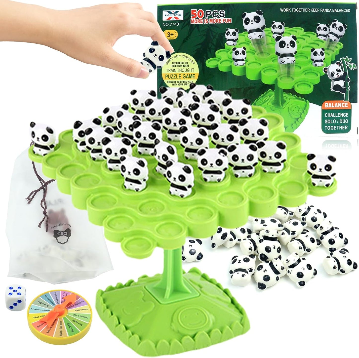 kykake Frog Balance Game Toys,Balance Game Tree Two-Player Parent-Child Interactive Family Tabletop Puzzle Montessori Toy,Frogs Board for Kids and Adults (Frog)