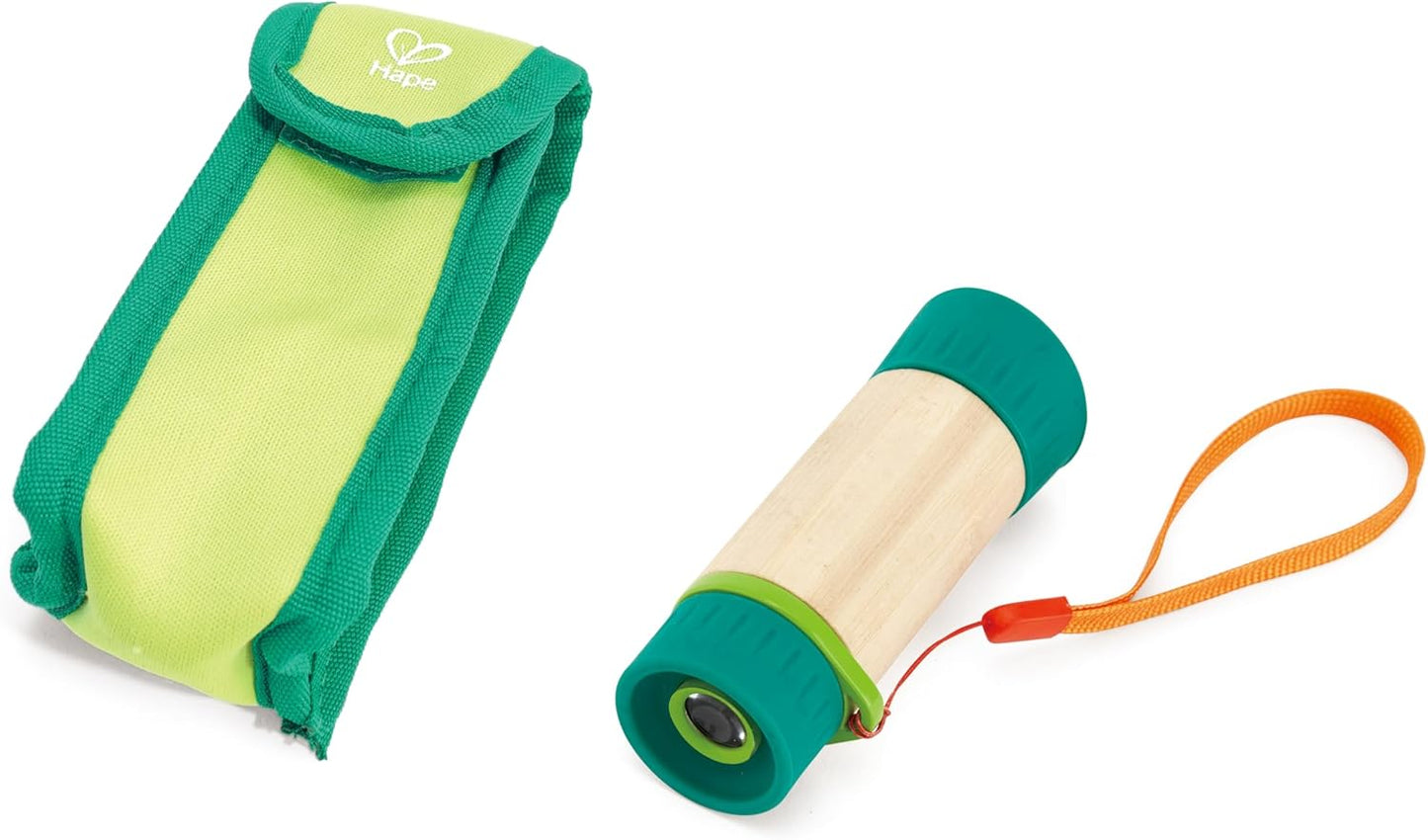 Hape Adjustable Telescope| Bamboo Spy Gear for Kids with 8X Magnification