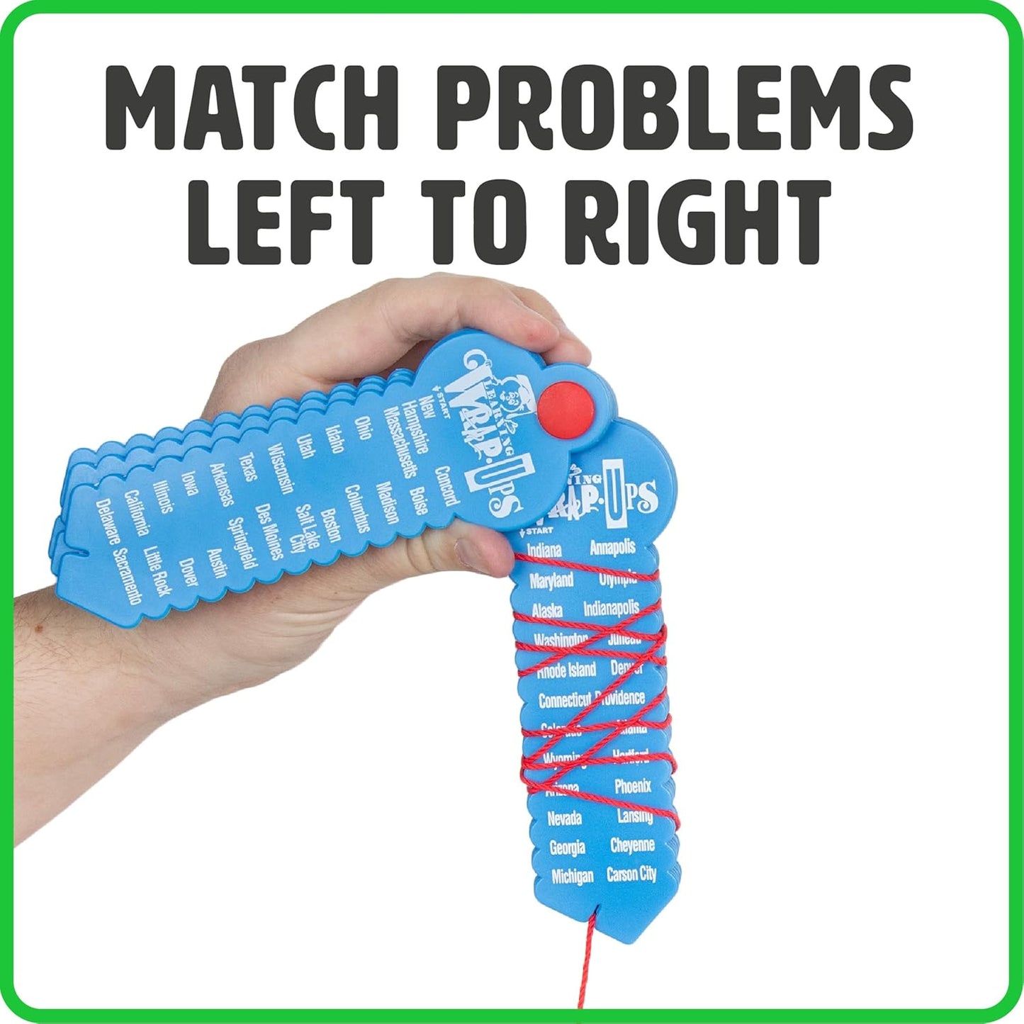 Learning Wrap-Ups Multiplication Keys - Self Correcting Math Tool for Kids Grade Level 2-6