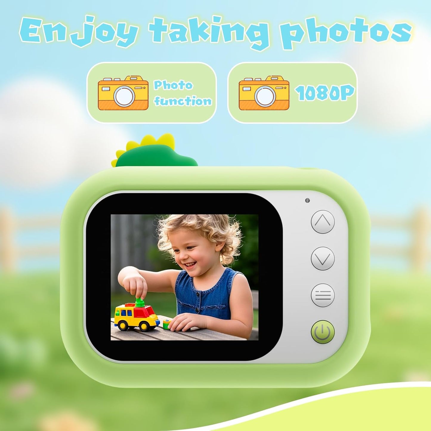 Microscope for Kids Handheld Mini Portable Digital Rechargeable 1000X with 2.4 Screen 1080P 3 in 1 Microscope Photography Recording Edu Age 4-6 8-12 Children Students