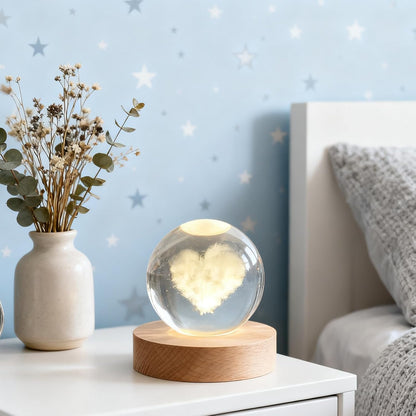 3D Solar System Crystal Ball, 2.4in Universe Gifts Decorative Quartz Glass Ball, Space Laser Engraved Model Astronomy Decor, Physics Display Sculpture Home Decor Crafts for Friends Mom Women Boys