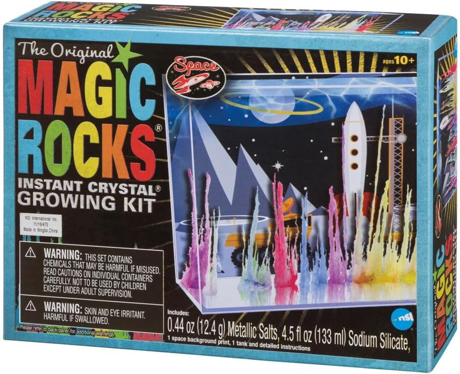 Toysmith Magic Rocks Instant Crystal Growing Kit (Assorted Styles)