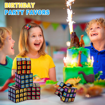 48 Pack Mini Cube Bulk, 1.18 Inch 3x3x3 Small Puzzle Cubes Set, Birthday Party Favors, Classroom Rewards Prizes, Stocking Stuffers, Easter Basket Fillers for Kids