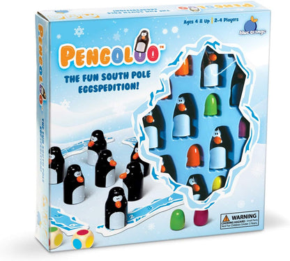 Blue Orange Pengoloo, Wood - Tabletop Strategy and Memory Game for Kids Family Preschool, Ages 4+, Award Winning