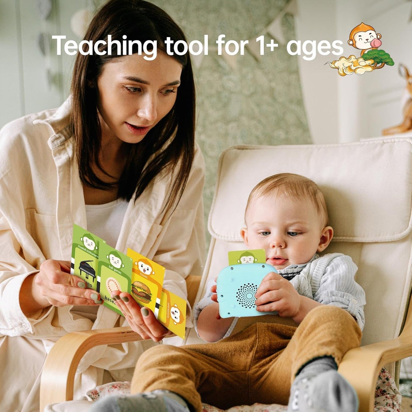 Toddler Girls Toys Talking Flash Cards-296 Sight Words, Educational Toys for 1 2 3 4 Year Old, Speech Therapy&Autism Learning Materials, Toddler Girlt Birthday Gift with Durable Cards