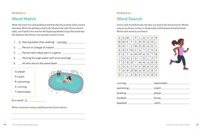 The 3rd Grade Spelling Workbook: 95+ Games and Puzzles to Improve Spelling Skills