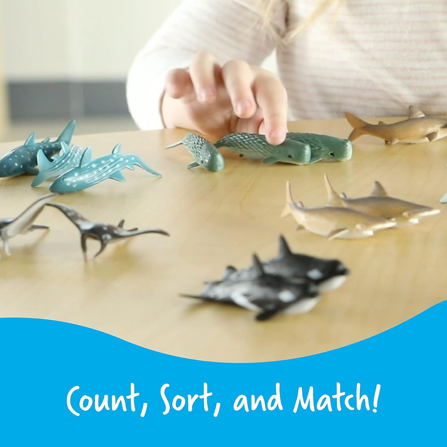 Learning Resources Farm Animal Counters - 60 Pieces, Ages 3+ Toddler Learning Toys, Farm Animals Toys, Develops Counting and Matching Skills