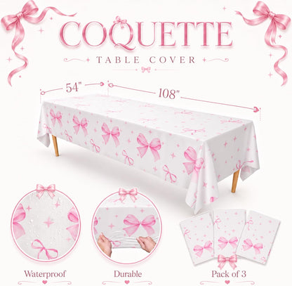 Blue Orchards Science Table Covers (Pack of 3) - 54"x108" XL - Science Birthday Party Decorations, Chemistry Party, Laboratory Theme Table Cloth