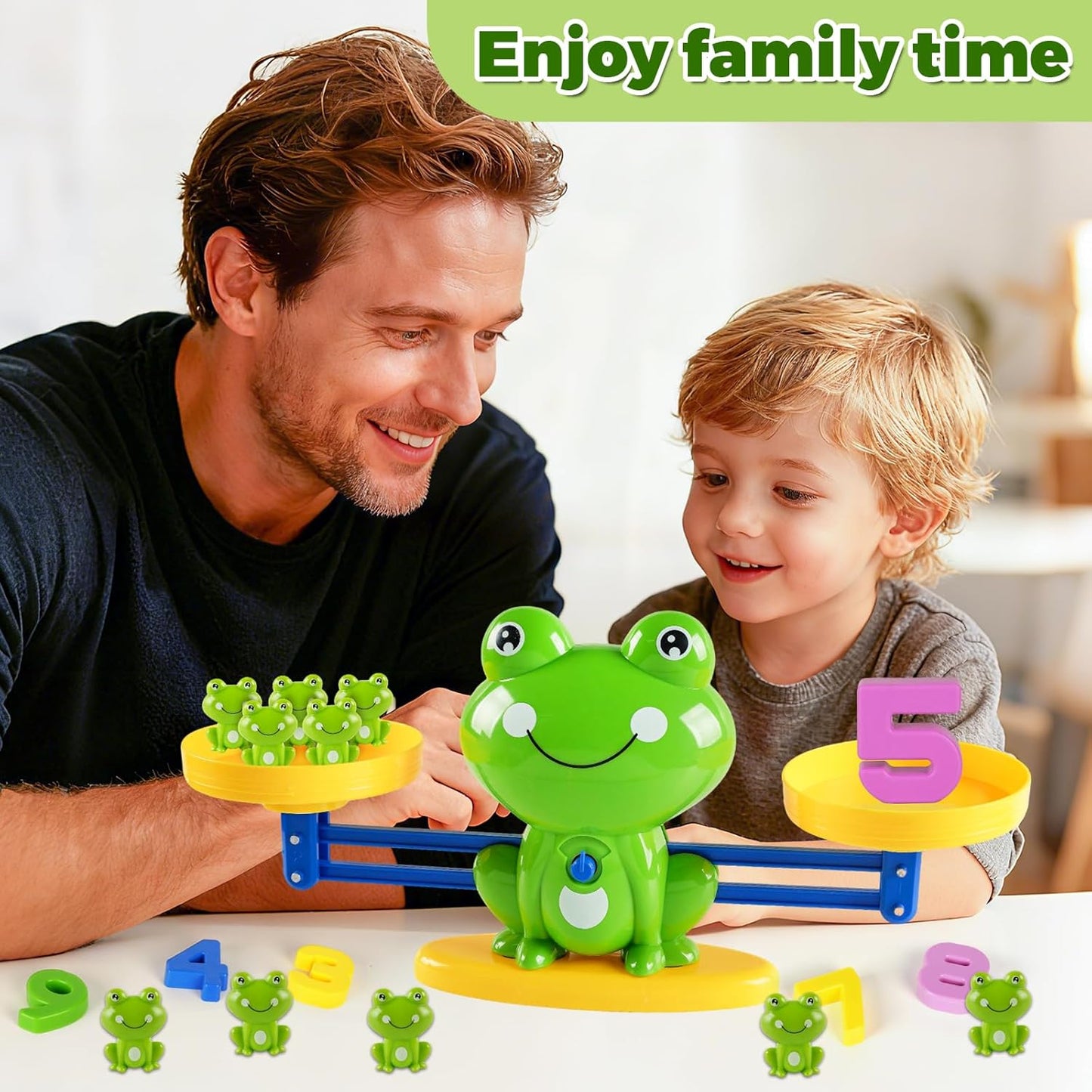 Dinosaur Balance Toy for Kids – Montessori Math Game and Counting Tool for Preschool Learning, Educational Activity Set for 3 Year Old and Up, Cool Classroom Must-Have