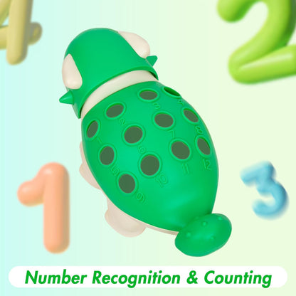 Hirger Spike The Fine Motor Dinosaur: Montessori Baby Sensory Toys for Toddlers 1-3, Preschool Learning Educational Activities, 12+ Months Old Birthday Gift