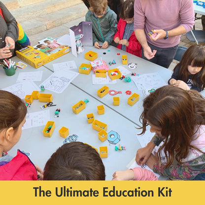 The Off Bits Space Mission Educational Build Your Own Robot Toy, Stem Building Toys for Boys and Girls, Valentine Birthday Gift for Kids Montessori Play Kit, Steam Toys for Kids Ages 6 7 8 9+