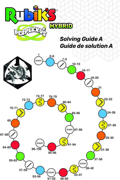 Rubik’s Perplexus Fusion 3x3 Gravity 3D Maze Game Brain Teaser Puzzle Ball | Anxiety Relief Items Cool Stuff | Sensory Toys for Adults & Kids Ages 8+