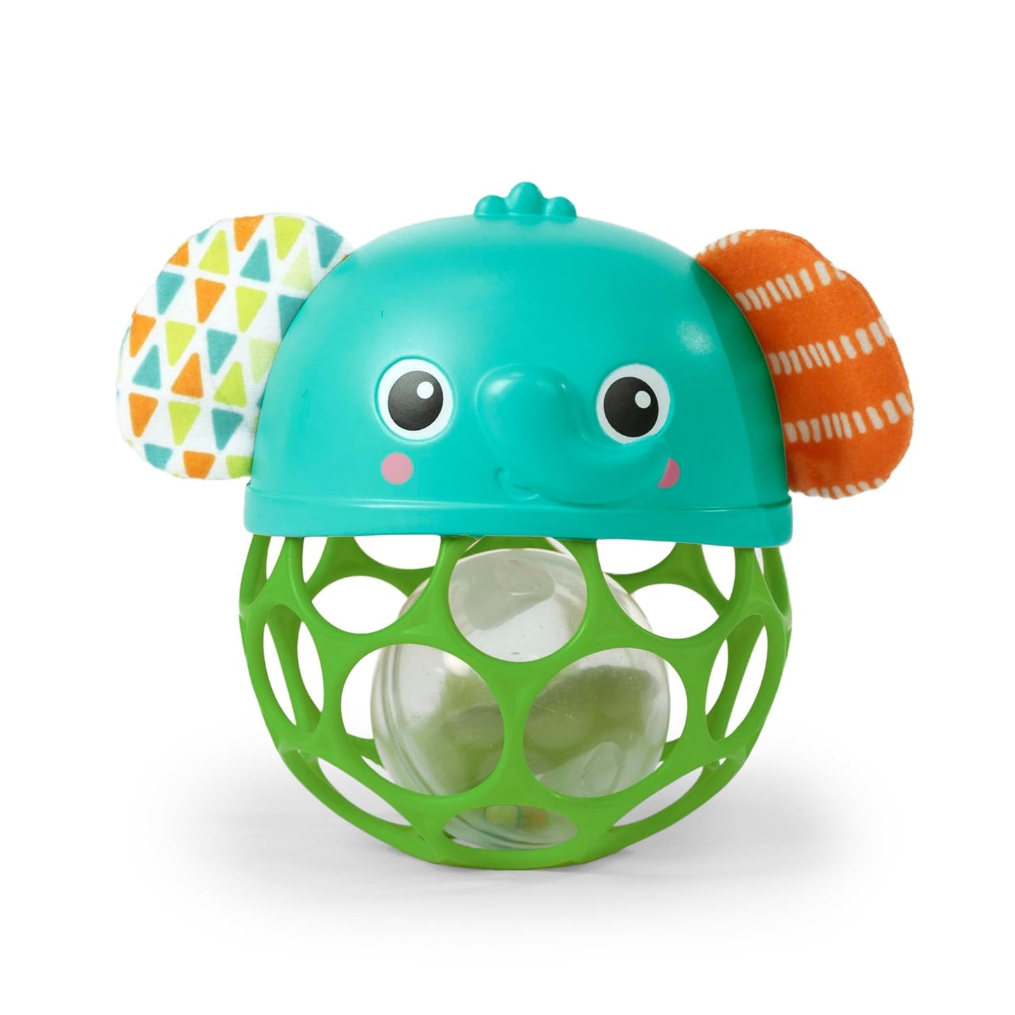 Bright Starts Oball Musical Toy, Jingle & Shake Pal, BPA-Free Easy-Grasp Baby Rattle Toy, Ages Newborn+