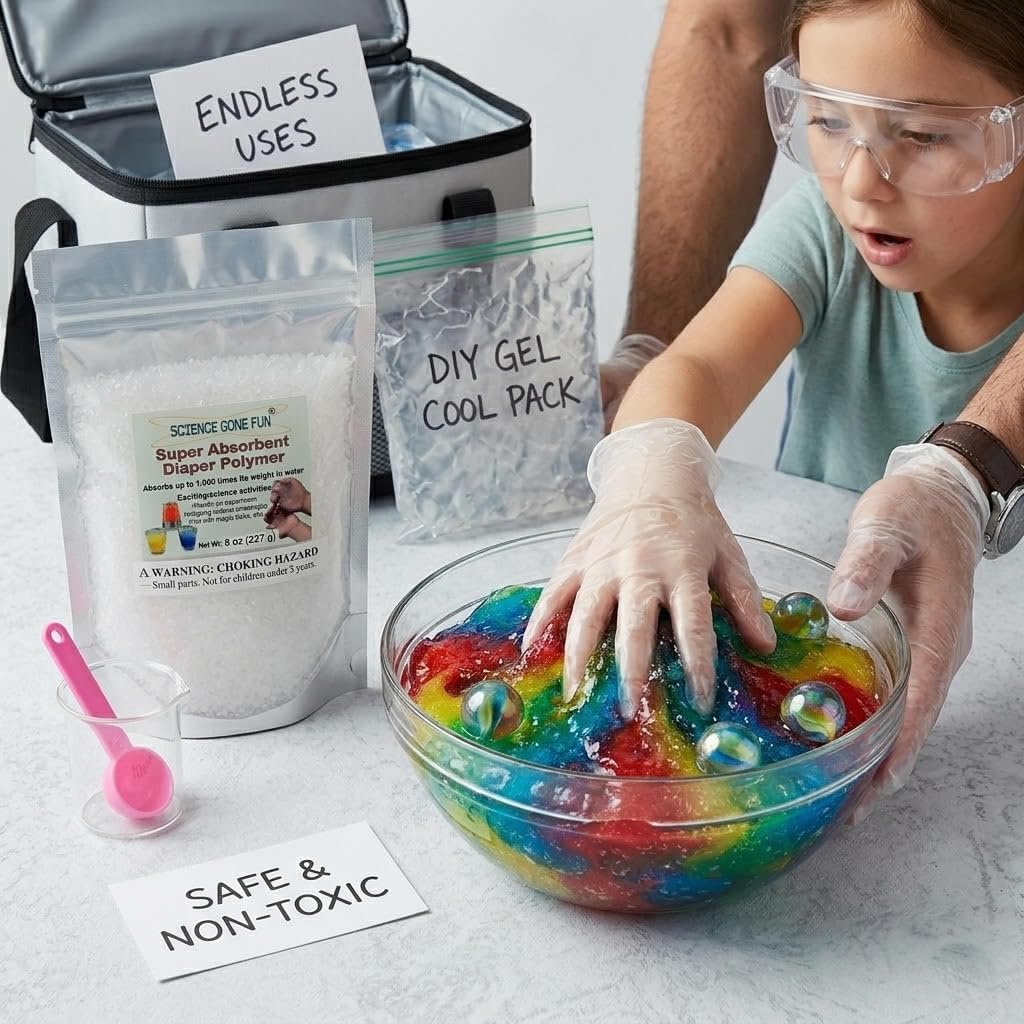 1 Pound Super Absorbent Diaper Polymer_Science Educational Products (Tm)