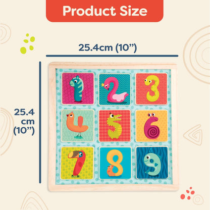 B. toys - Magnetic Alphabetic - Double-Sided Puzzle & Chalkboard - 26 Magnetic Letter-Pieces - 2-in-1 Puzzle for Kids - 3 Years +