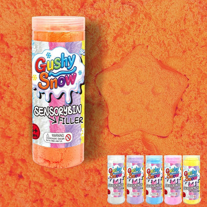 Sensory Bin Filler for Toddlers, Fake Snow Play Sand, Soft Latex Sensory Table Fillers for Classroom Learning, White Sensory Material for Indoor Sensory Play