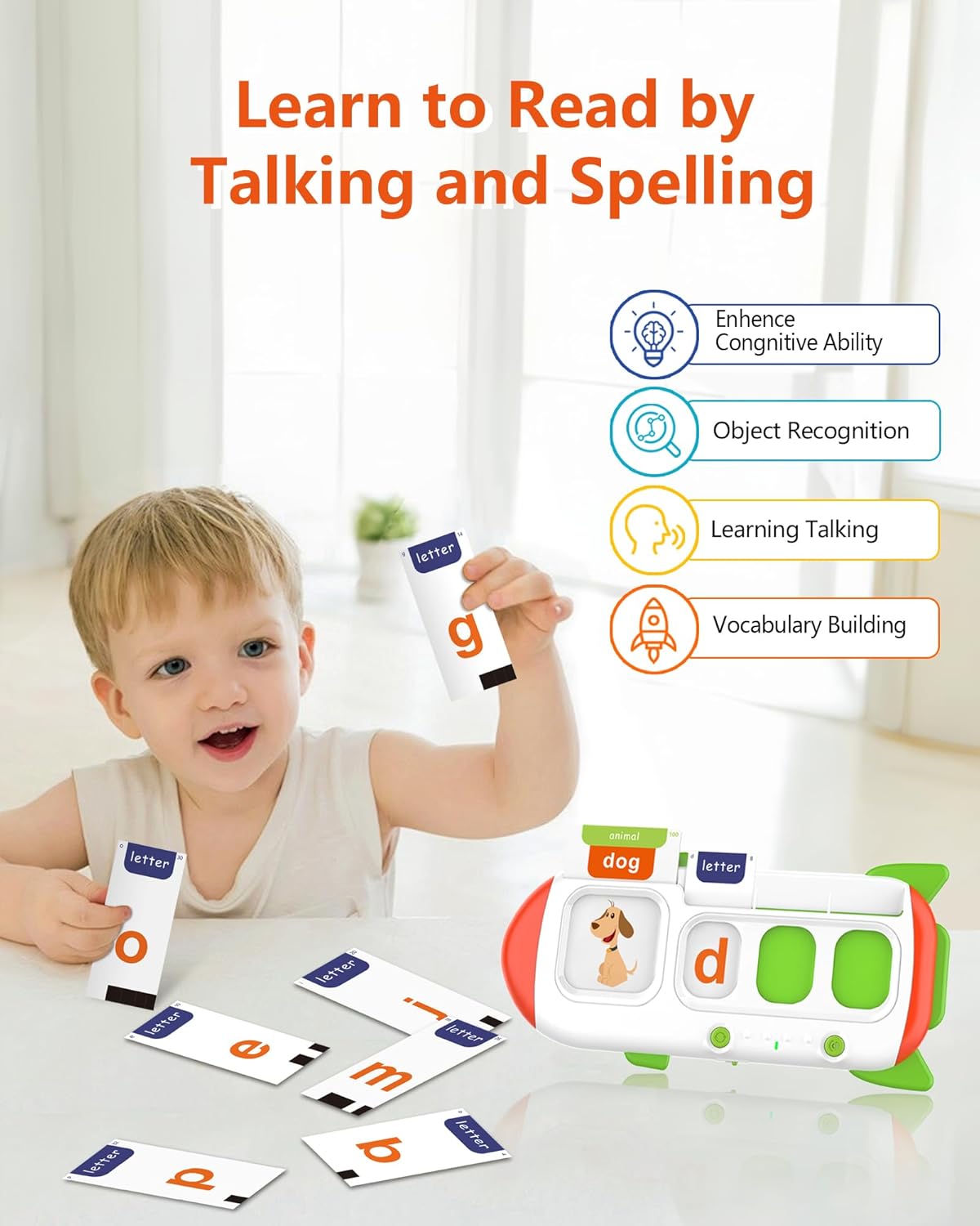 Cool Math Games & Talking Flash Cards for Toddlers 5-7 Years Old,Speech Therapy with 102 Sight Words and 56 Math Flash Cards,Sensory Toys for Kids with Autism,Ideal Gifts for Boys & Girls