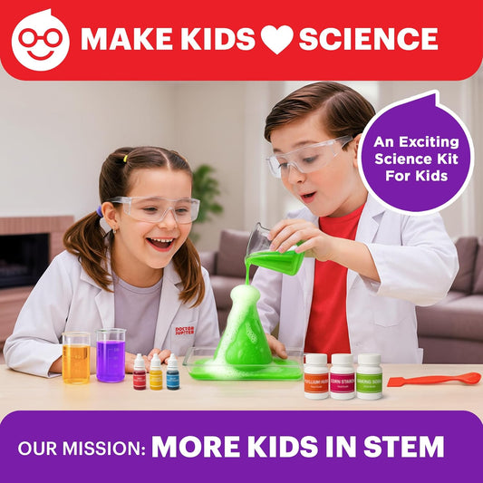 Doctor Jupiter Ultimate Science Kit, Chemistry Set for Kids Ages 8-9-10-11-12-13-14 | Birthday Gift Ideas for Boys & Girls 8+ Years Old | STEM Toy with 135+ Experiments | Learning & Educational Kits