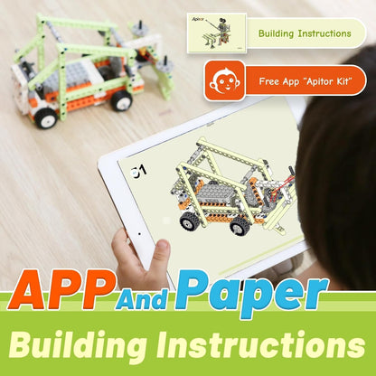 8 in 1 STEM Kits for Kids Age 6-8, DIY Electronic Monster Truck Building Kit, STEM Toys for Boys Craft Projects 8-10, Build Robot DIY Activity for Ages 6 7 8 9 10 11 12 + Years