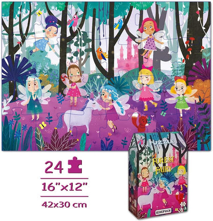 KiDEPOCH 100pc Barnyard Floor Puzzle, 13.8" x 19.7", Paper, Jigsaw, Beginner, 3-8 Years