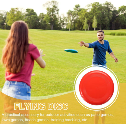 PATIKIL Flying Disc Colorful Plastic Flying Disk Flyer for Outdoor Sports Training Playing Lawn Game