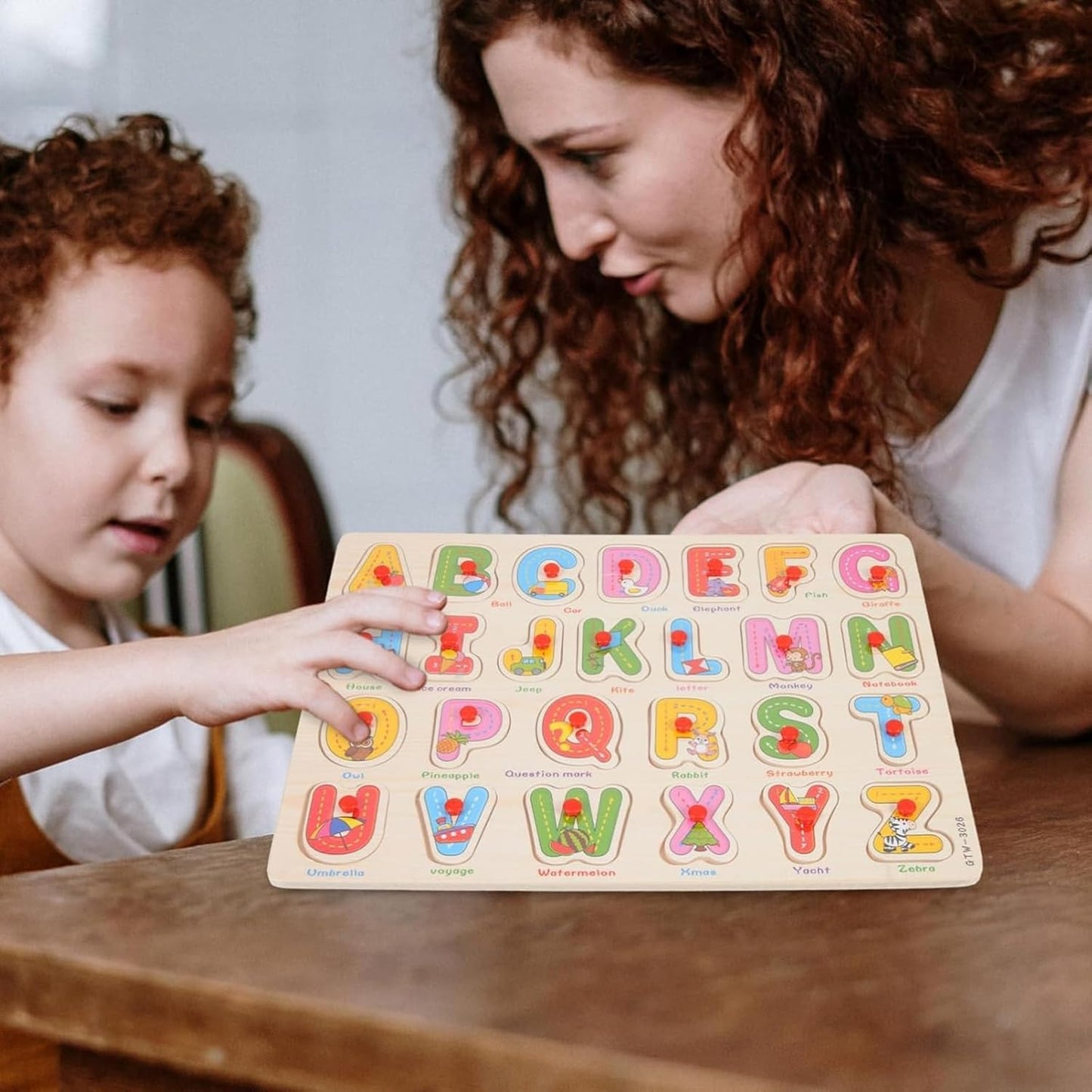 Wooden Number Puzzle for Toddlers 3+ Years Old – Montessori Counting & Math Learning Toy with Board & Blocks, Educational Preschool Gift for Boys & Girls