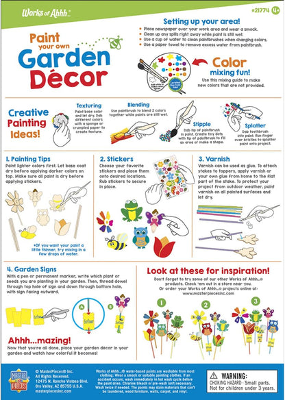 Works of Ahhh... Craft Set - Solar System Mobile Classic Wood Paint Kit