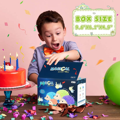 sdaymol Crystal Growing Kit for Kids - 2 Colors Hedgehog to Grow Fast in (24H),Science Experiments Learning & Educational Toys,Science Kits for Kids Age 8-12 STEM Project Gifts for Boys & Girls 6+