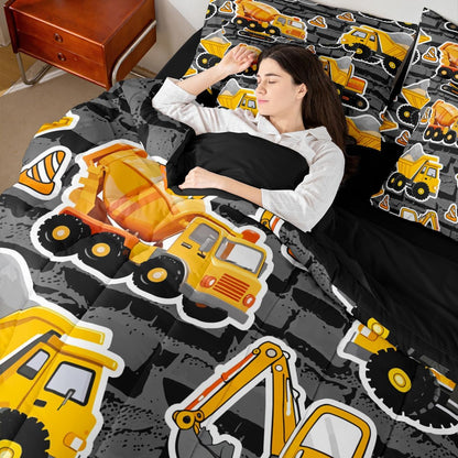 Erosebridal Chemistry Comforter Set with Sheets Full Size Periodic Table of Elements Bed in A Bag 7 Piece Science Chemistry Lovers Bedding Set for Kids Boys Children Bedroom Modern Black Bed Sets