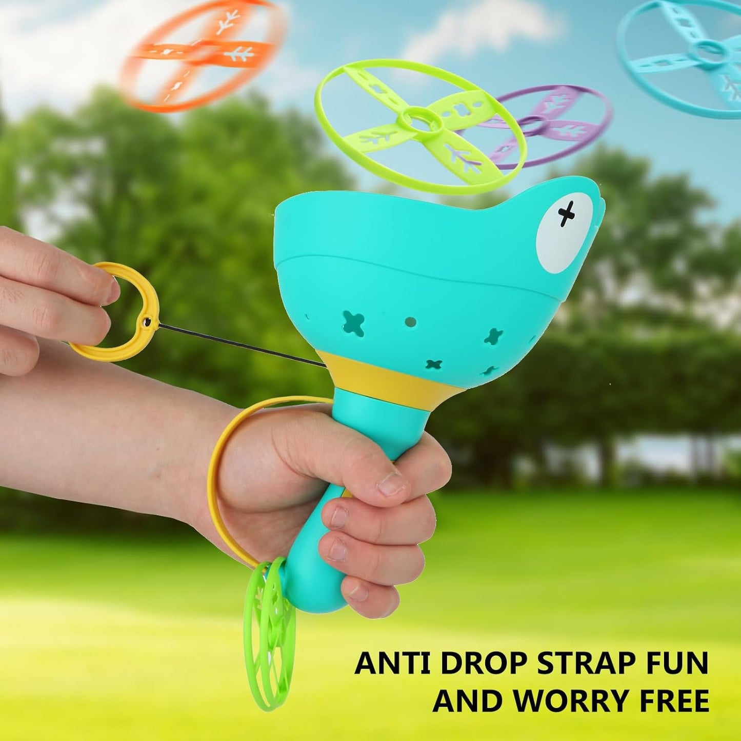 Outdoor Toys for Kids Ages 4-8 Kids Outdoor Flying Toys Manual Capture Catching for Toddlers 3 4 5 6 7 8 Years Old Christmas Easter Birthday Gifts Boys Girls
