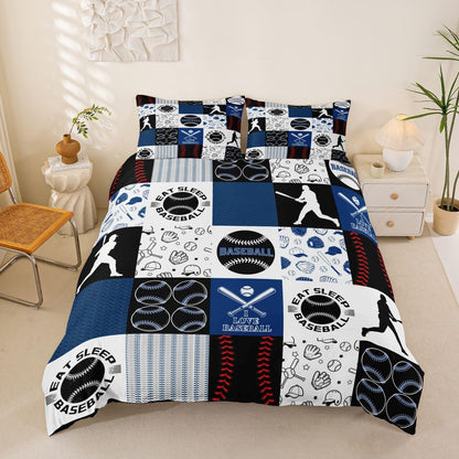 Drum Kit Duvet Cover,Kids Musical Instruments Bedding Set,Rock Music Comforter Cover for Boys Girls Room Decor,Neon Lighting Lightweight Bedspread Cover Twin Size with 1 Pillow Case(No Comforter)