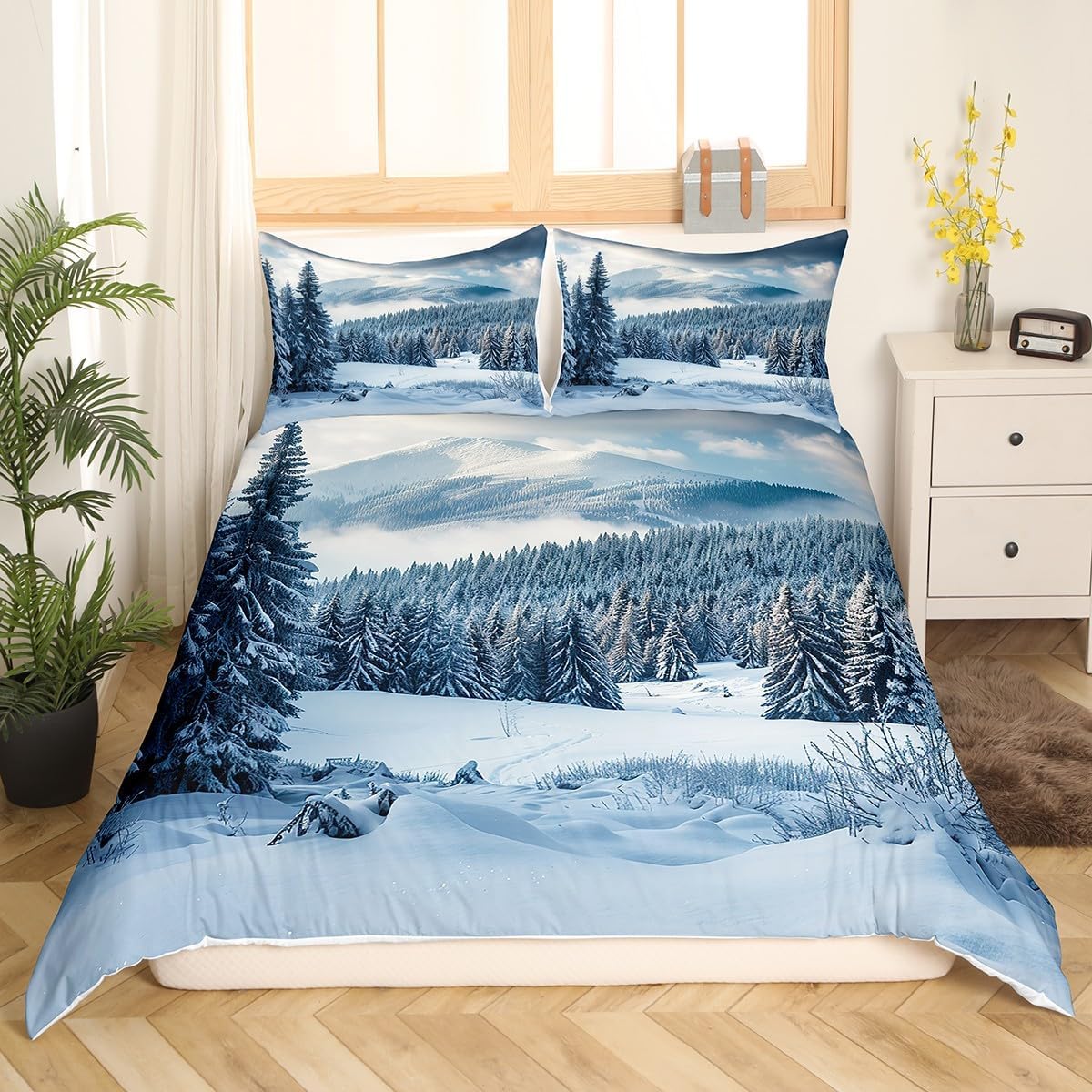 Drum Kit Duvet Cover,Kids Musical Instruments Bedding Set,Rock Music Comforter Cover for Boys Girls Room Decor,Neon Lighting Lightweight Bedspread Cover Twin Size with 1 Pillow Case(No Comforter)