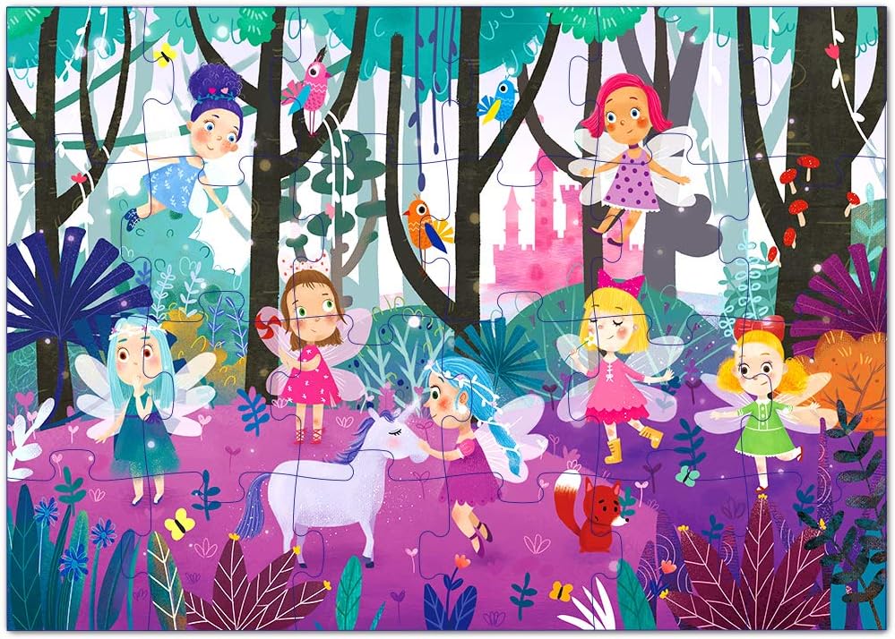 KiDEPOCH 100pc Barnyard Floor Puzzle, 13.8" x 19.7", Paper, Jigsaw, Beginner, 3-8 Years