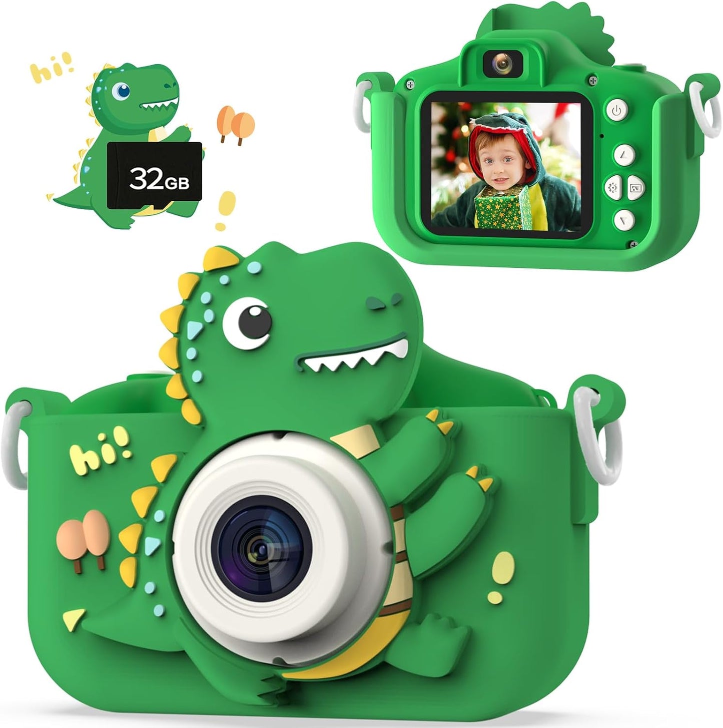 NIDOOT Pop Beads for Girl + Kids Camera for Boys, Toy for 3 4 5 6 7 Year Old Girl & Boys Gifts, HD Selfie Toddler Camera and Jewelry Making Kit for Girls 4-6