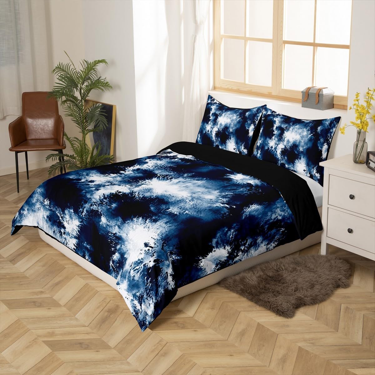 Laboratory Bedding Set Chemistry Lab Duvet Cover For Kids Teen Boys Girls Test Tube Microscope School Graffiti Comforter Cover Chemical Elements Science Theme Bedclothes 2Pcs Twin Size Gray