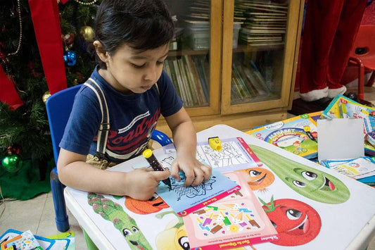 Skillmatics Educational Game - Dots & Mazes, Reusable Activity Mats with Dry Erase Marker, Gifts, Travel Toy, Ages 3 to 6