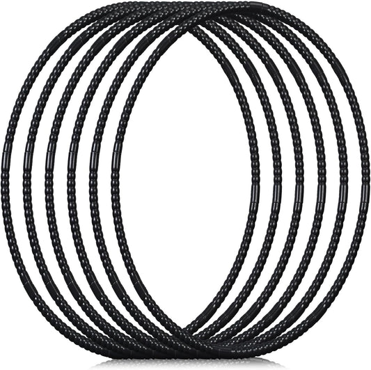 Shappy 6 Pcs Exercise Hoop Detachable Adjustable Plastic Toy Playground Toys Colored Hoop Circles for Teens Games Gymnastics Dog Agility Equipment Party Decor