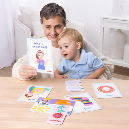 Melissa & Doug® Ms. Rachel™ First Words Textured Sensory Flashcards Preschool Learning Toy for Boys, Girls - FSC Certified