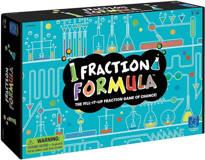 Educational Insights Fraction Formula - 3rd Grade Math Games for Kids 8-12, Fraction Tiles and Fractions Flash Cards, Learning Games and Math Manipulatives for Elementary School or Homeschool