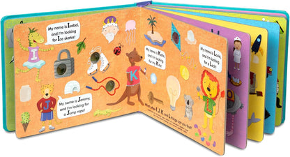 Melissa & Doug Poke-a-Dot! an Alphabet Eye Spy, Interactive Children's Board Book with Buttons to Pop, Educational Sensory Toy for Toddlers & Preschoolers Ages 3+ - FSC Certified