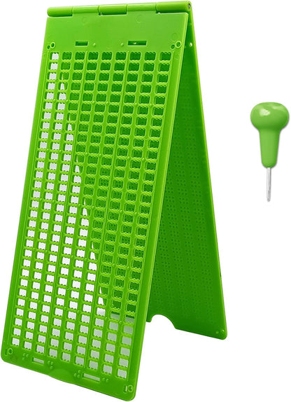 The Blind Abacus - Professional 15-Row Braille Learning Tool with Tactile Signs, ABS Material - Ideal for Math Concept Learning (14+ Years Old and Above to use)