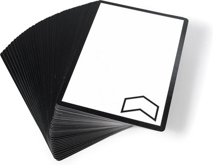 Apostrophe Games Dry Erase Blank Playing Cards w/Box, Poker Size - 2.5" x 3.5", 45 Reusable Cards, Flashcards, Board Game & Note Cards