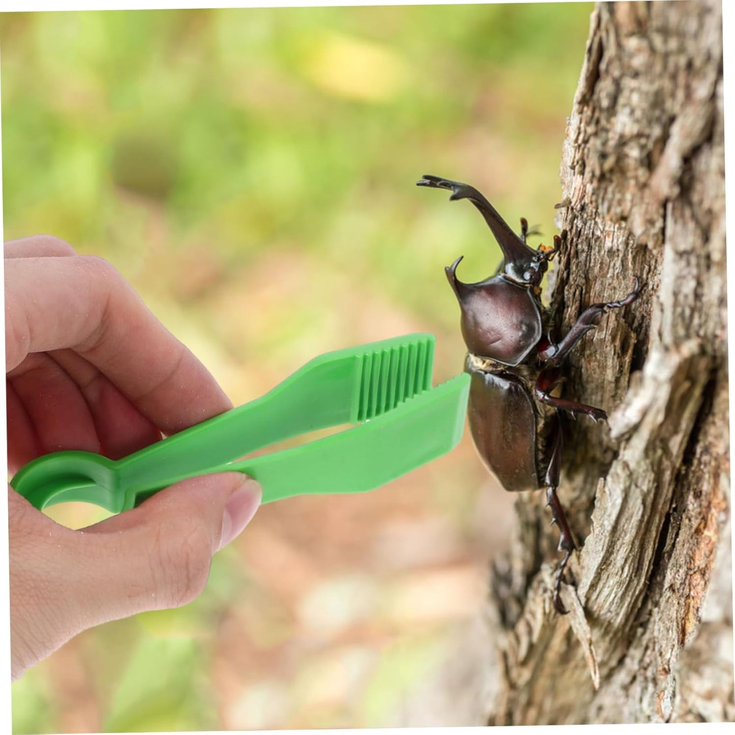10Pcs Plastic Tweezers Toy Set for Kids Outdoor Insect Catching Clips Fine Motor Skill Development for Crafts and Collecting