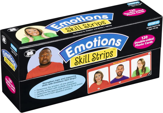 Super Duper Publications | Emotions Skill Strips® Photo Flash Cards | Educational Learning Resource for Children