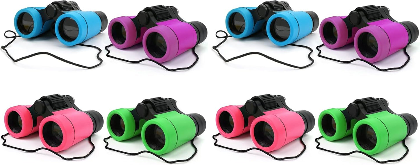 Scotamalone Kids Binoculars Shock Proof Toy Binoculars Set for Age 3-12 Years Old Boys Girls Bird Watching Educational Learning Hunting Hiking Birthday Presents