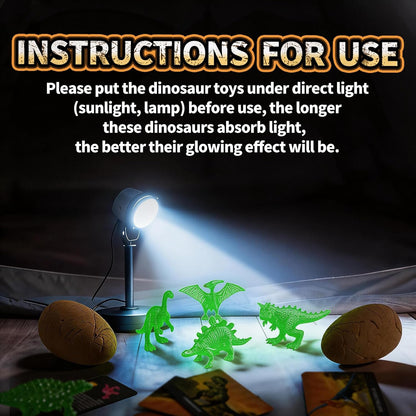 24 Dinosaur Eggs Dig Kit Toys for Kids, Dinosaur Eggs Excavation Kit with Magnifier, Easter Basket Stuffers, Science STEM Birthday Party Favors Gifts for Boys Girls Age 3 4 5 6 7 8 9 10 + Years Old